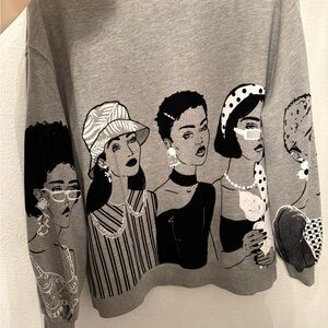 Zara Heather Gray Sweater